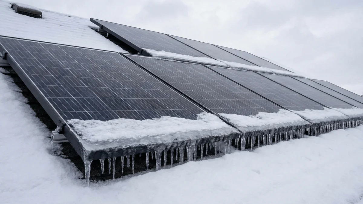 Why Do I See Ice Dams on My Roof After Solar Panels Installations?