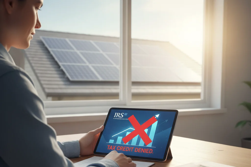 Why Can’t I Claim My Solar Tax Credit This Year? Eligibility, Timing, & Common Mistakes