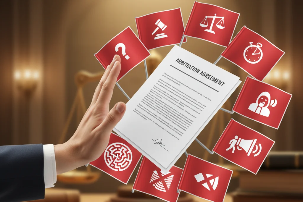 9 Red Flags You’re Being Tricked into Unfair Arbitration Terms & How to Push Back