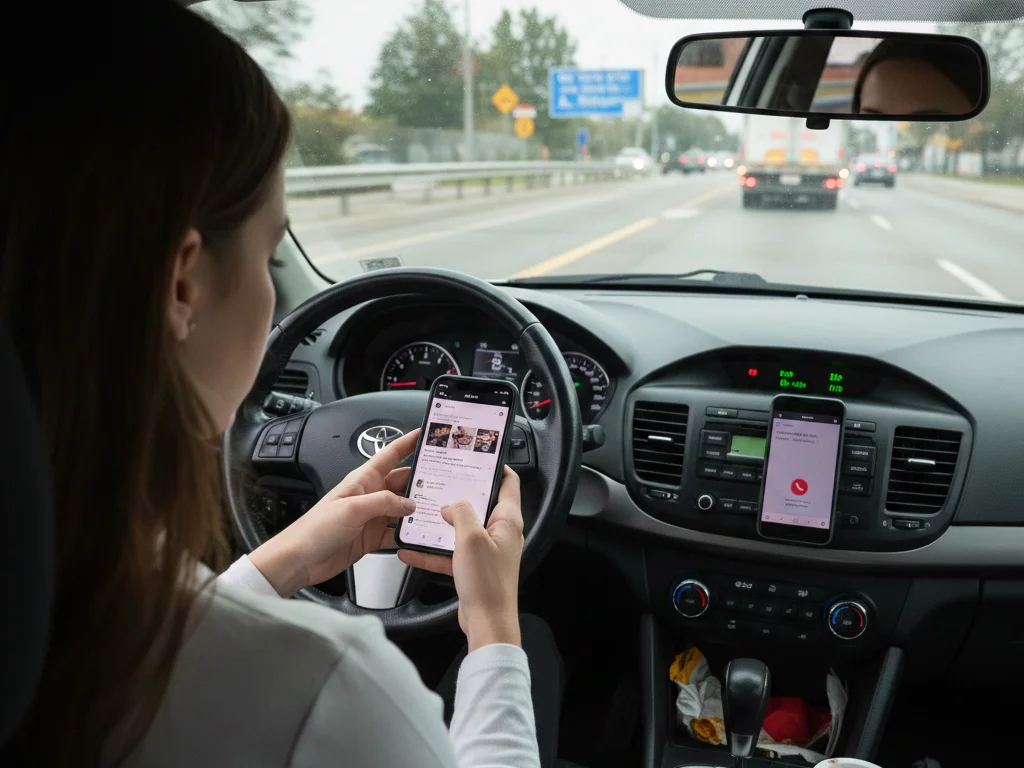 Why Distracted Driving Now Causes More Serious Wrecks Than Drunk Driving in Texas