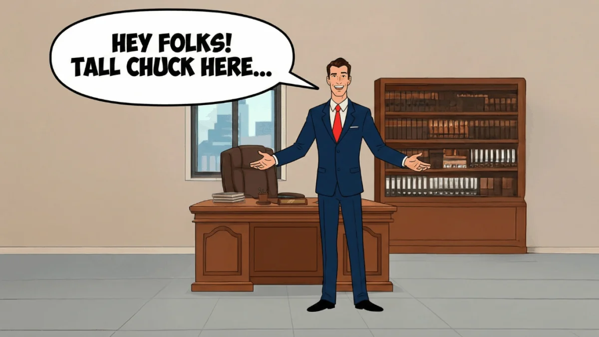 Tall Chuck introducing this wrongful death guide